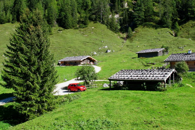 Bindalm von Almkreuz aus