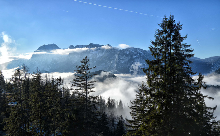 Nebelmeer über dem Hochschwarzeck