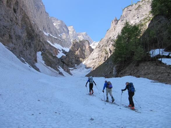 Hinein in die Schlucht!