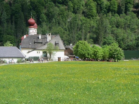 St. Bartholomä; Navi würde sagen: Sie haben das Ziel erreicht