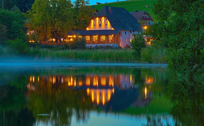 Abendstimmung am Höglwörther See