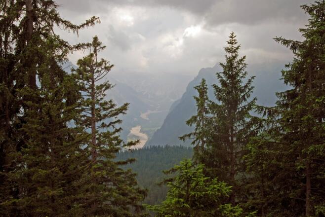 Getrübter Blick ins Wimbachgries