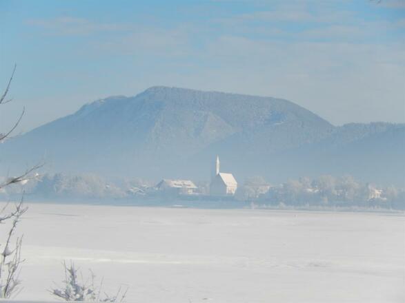 Blick über Forggensee nach Waltenhofen