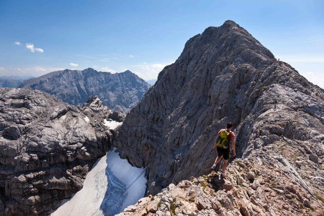 Auf dem Grat zum Hochkalter