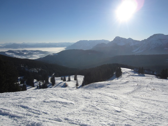 Stoißer Alm mit Untersberg und Staufen