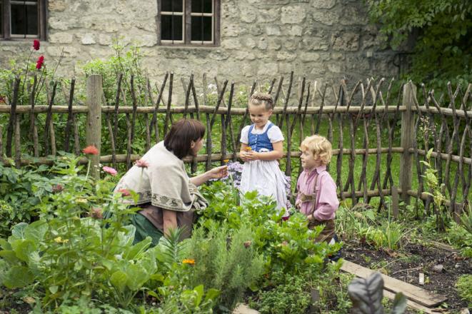 Bauerngarten im Bauernhausmuseum Amerang