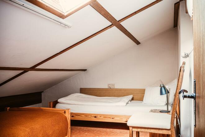 Kurhotel Jakob Ferienwohnung kleises Schlafzimmer