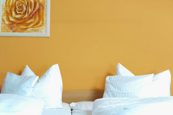 Kurhotel Jakob Ferienwohnung großes Schlafzimmer