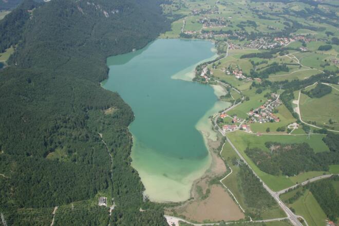 Luftbild zum Weissensee