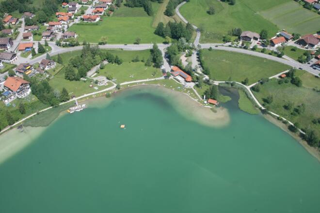 Luftbild zum Weissensee