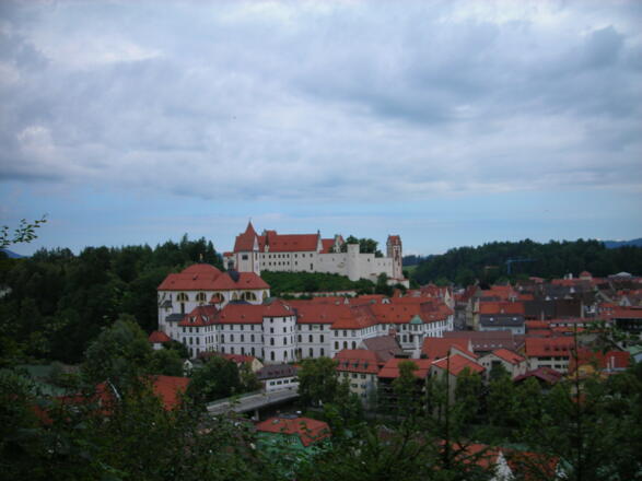 Stadtnaher Blick aufs Hohe Schloss