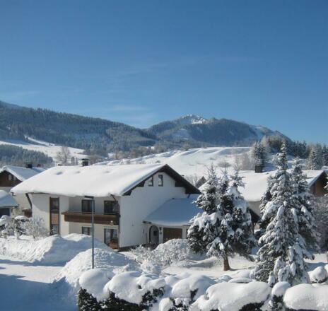 Unser Haus im Winter