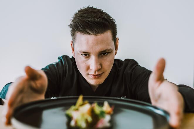 Küchenchef Simon Schlachter