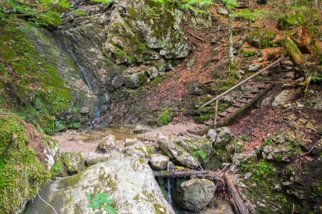 Wandern durch die Reichenbachklamm
