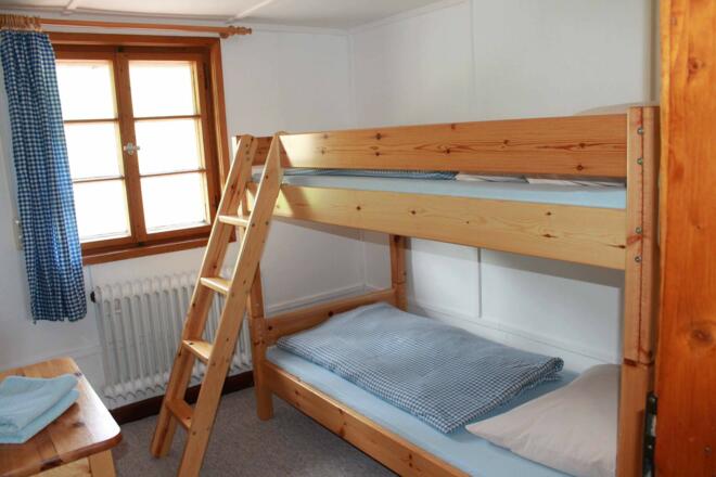 Übernachten in den Bergen auf der Hochalphütte