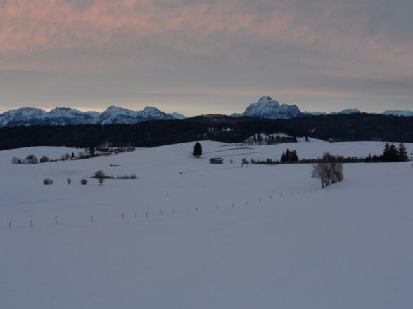 Sonnenaufgang im Winterzauber