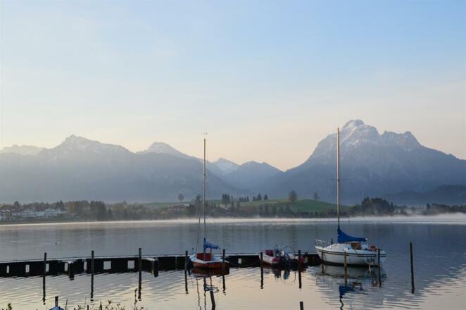 Sonnenaufgang am Hopfensee