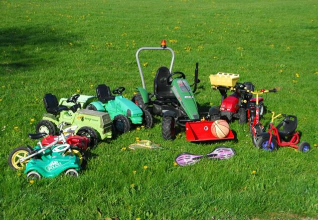 Unser Kinderfuhrpark