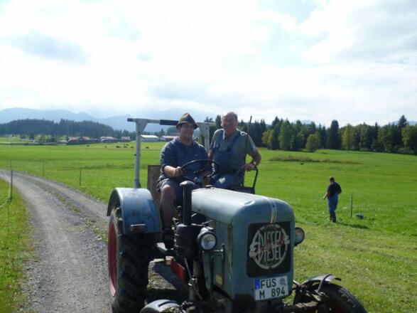 Urlauber auf Spazierfahrt