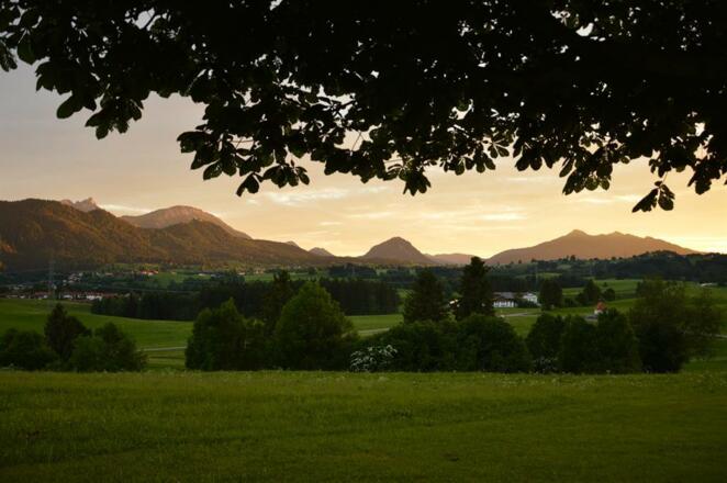 Sonnenuntergang in Hafenegg