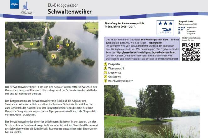 Infotafel Schwaltenweiher