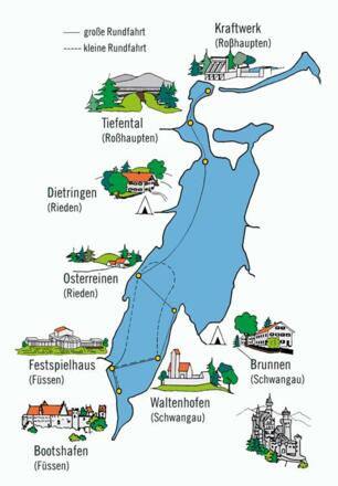 Informationen rund um die Forggenseeschifffahrt
