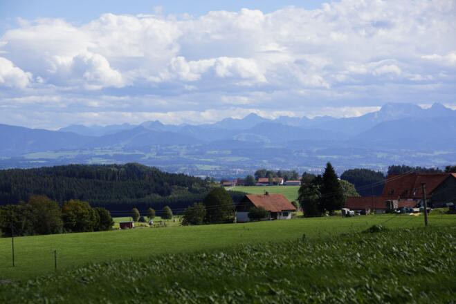 Blick am Kornhofer Bänkle