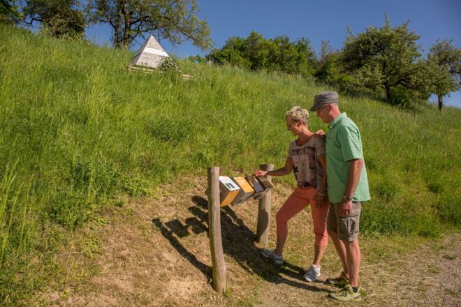 Station auf dem Serpentinenweg
