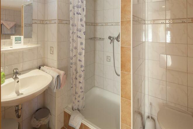 Ferienwohnung Grünten Badezimmer