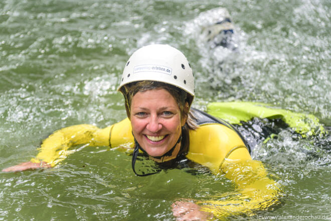 Canyoning Allgäu - zaubert dir ein lächeln ins Gesicht