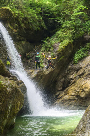 Canyoning Allgäu - Wasserfälle