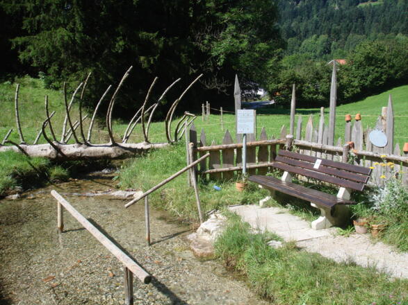 Kneippanlage Sachrang im Bach