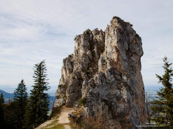 in der Schlucht ist der Normalweg (2)