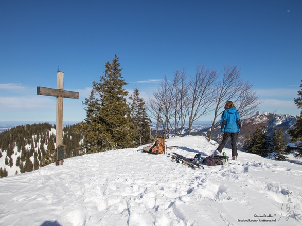 am Gipfel des Predigtstuhl