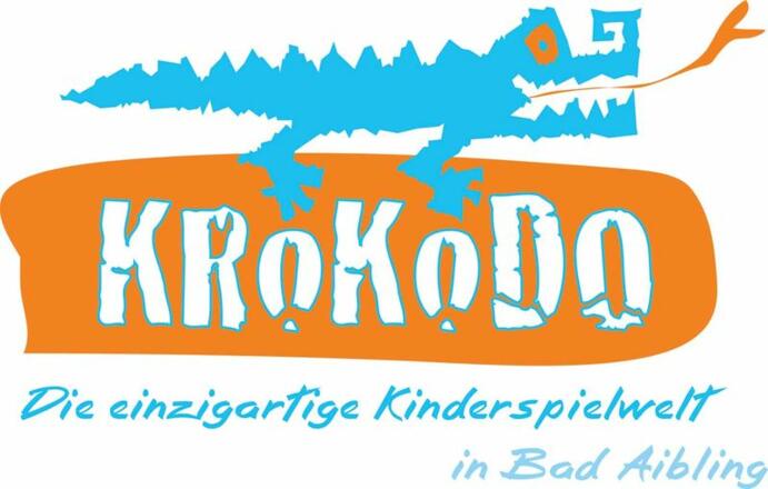 Offizielles Logo der KROKODO Spielewelt.