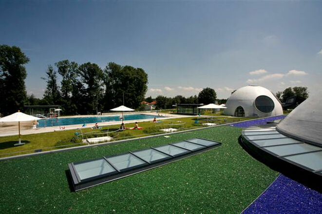 Freibad an der Therme Bad Aibling.