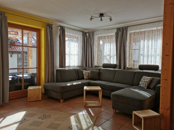 Wohnbereich mit Schlafsofa