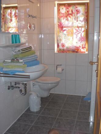 Naßzelle mit Dusche/WC