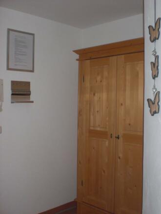 Garderobe im Eingangsbereich