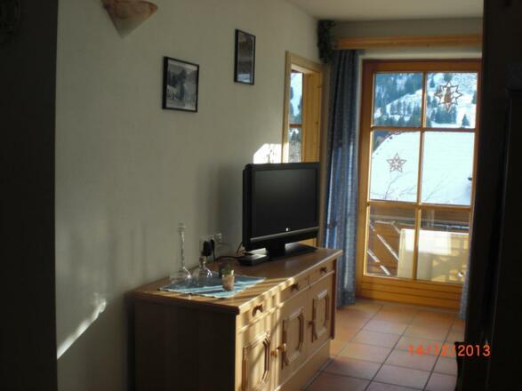 Wohnraum mit TV/Radio Wolkenstube
