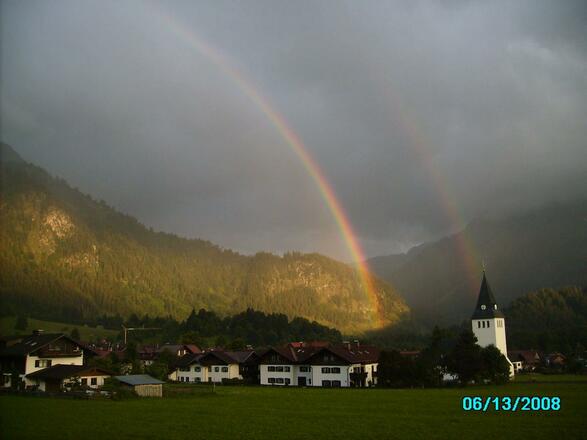 Gewitterstimmung Ansicht von West