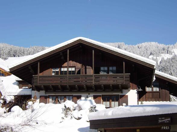 Unser Haus im Winter