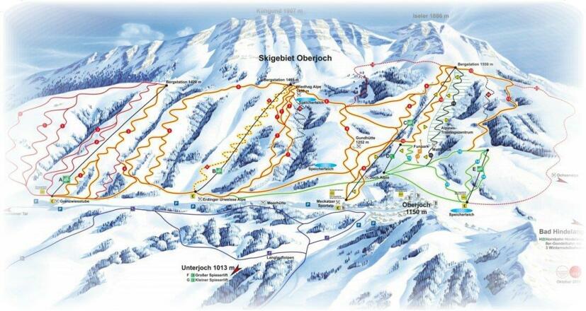 Pistenplan Oberjoch