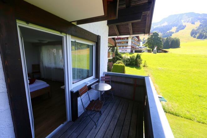 Aussicht Balkon 1.OG Richtung Iselerbrb