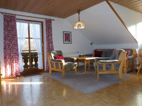 Wohnzimmer Ferienwohunng Rubihorn