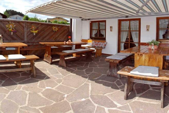 Herrlicher Terrassen-Bereich