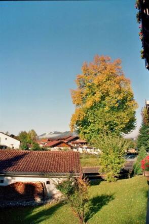Herbstlicher Blick Richtung Oberstaufense aus