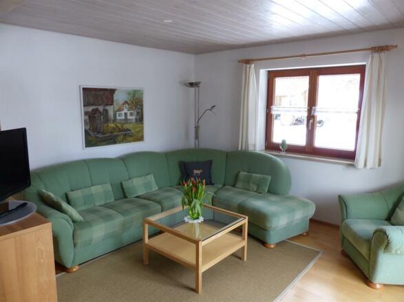 Wohnraum FeWo Grünten