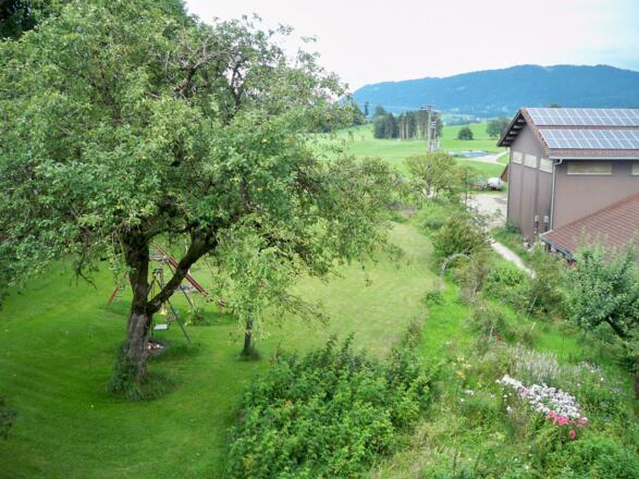Blick aus dem Schlafzimmer FW Dachgeschoss