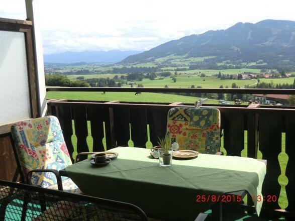 Kaffee trinken mit schöner Aussicht!